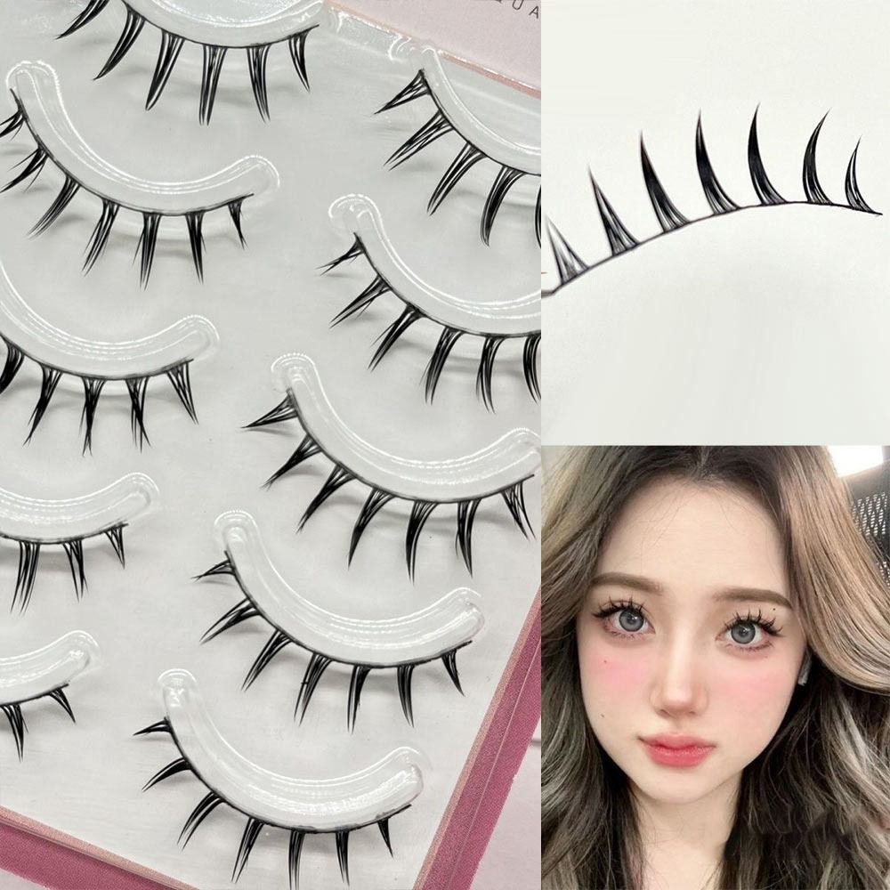 Anime Cosplay Thick - Falsche Wimpern aus künstlichem Nerz, 5