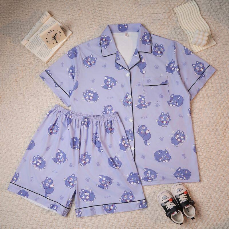 Anime Cosplay Female Characters - Genshin Impact Wanderer Cosplay-Kostüm, Sommer-Pyjama mit