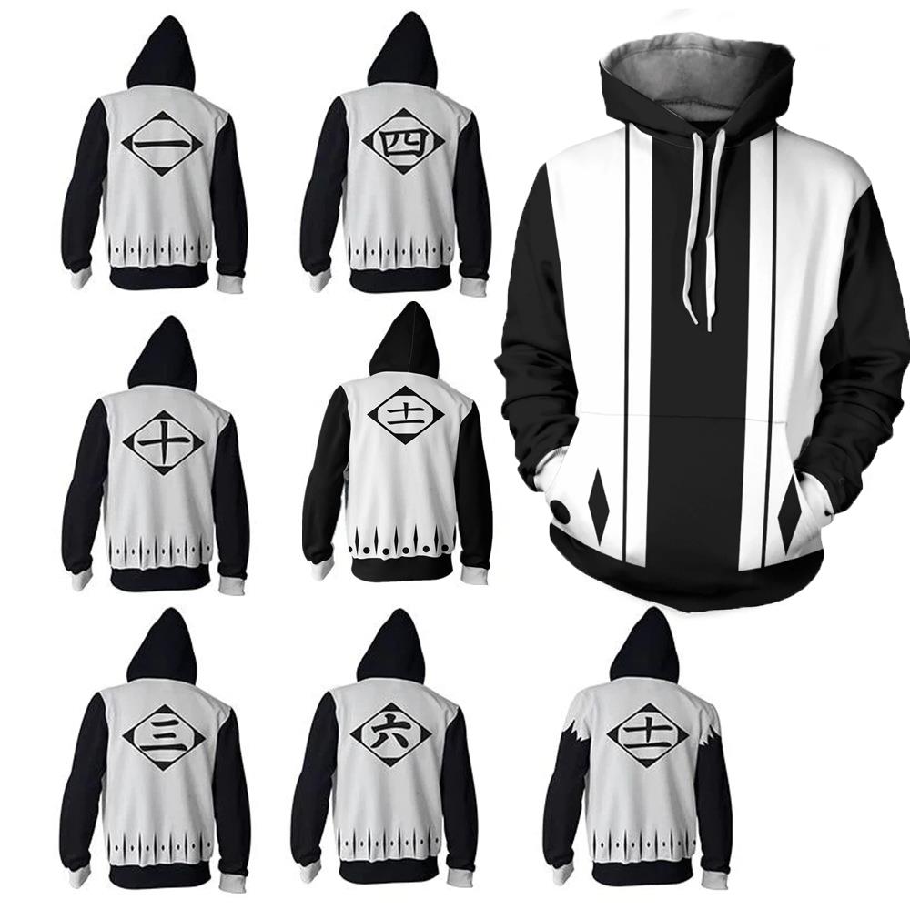 Fullmetal Alchemist Coat - Japanische Anime Bleach Cosplay Hoodies 3D