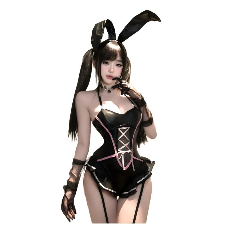 Cosplay Anime Bunny Girl - Sexy Bunny Girl Dessous Korsett Bodysuit