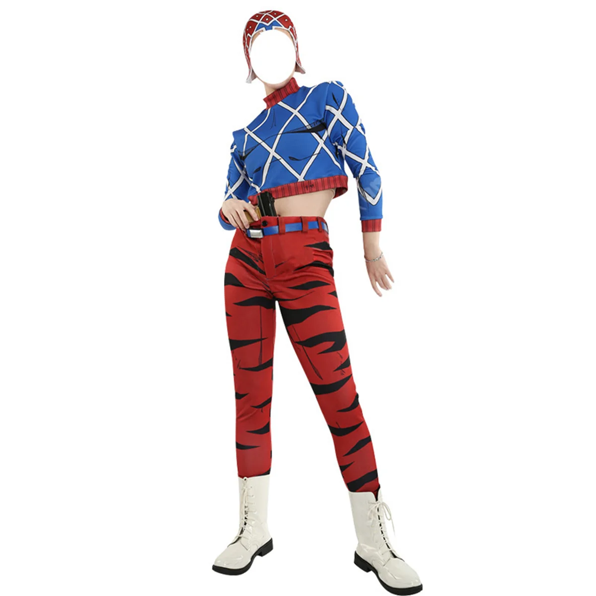 Cosplay Anime Jojo - Anime Mista Cosplay Gold Wind Kostüm