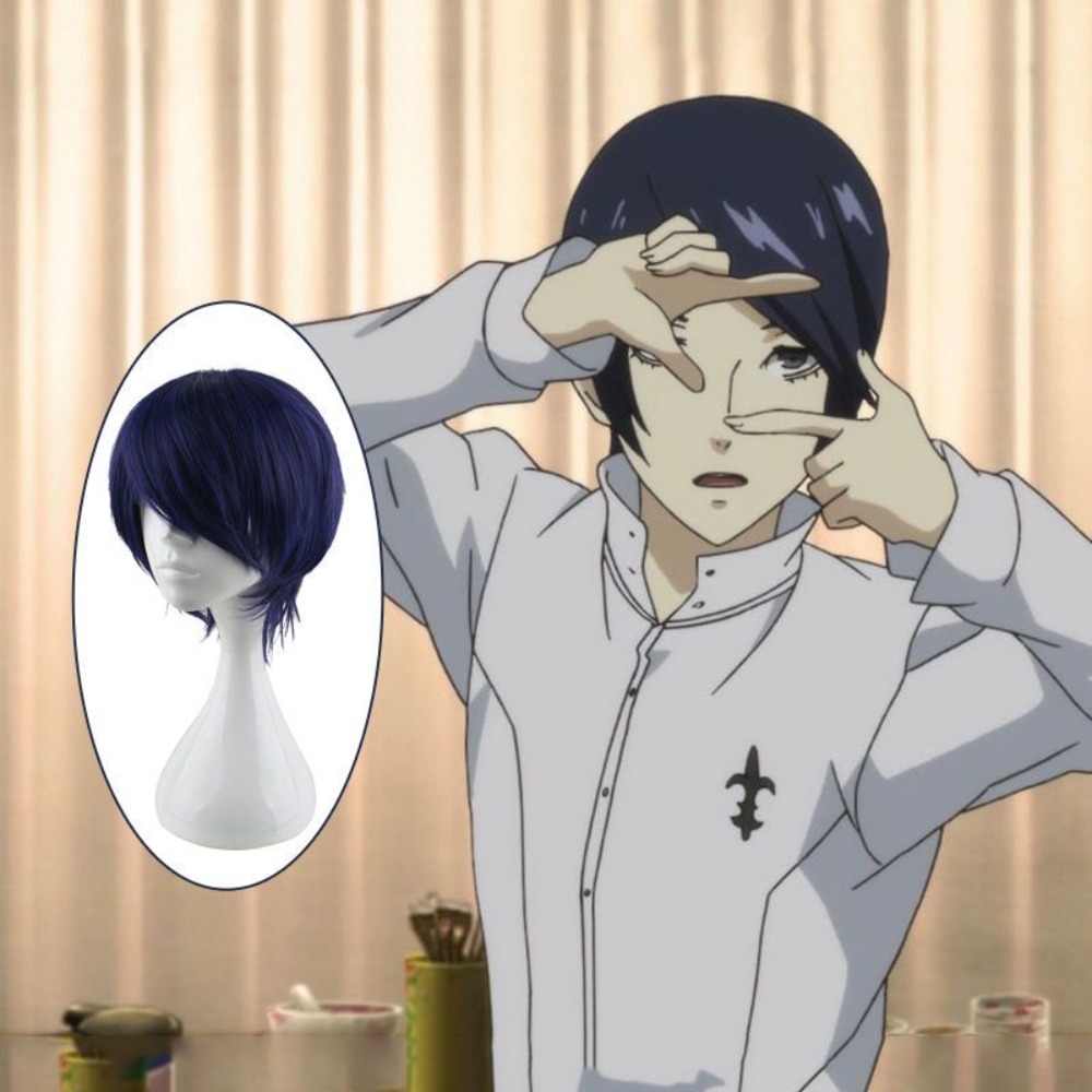 Anime Cosplay Easy - Persona 5 Fox Yusuke Kitagawa Cosplay-Perücke,