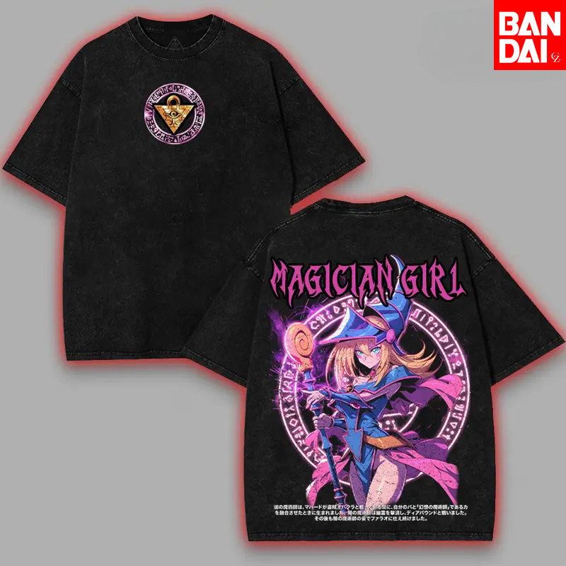 Anime Cosplay Easy - Herren Vintage Washed T-Shirt Yugioh Dark