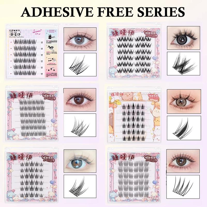 Anime Cosplay Thick - 6 Reihen DIY Segmentierte Falsche Wimpern