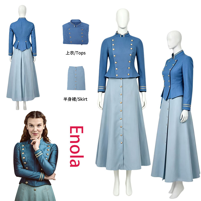 Anime Cosplay Female Characters - WHH Film Enola Cosplay Kostüm Holmes