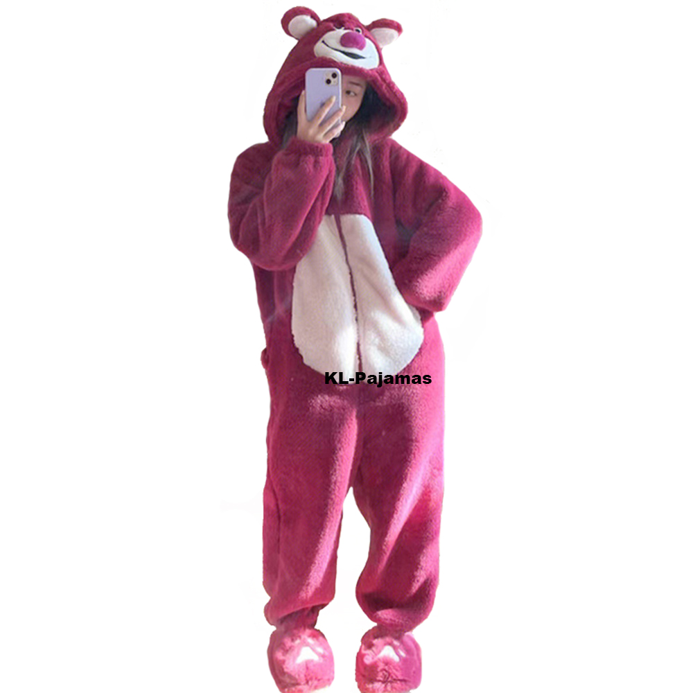 Anime Cosplay Thick - Frauen Onesie Tier Pyjamas Winter Verdicken