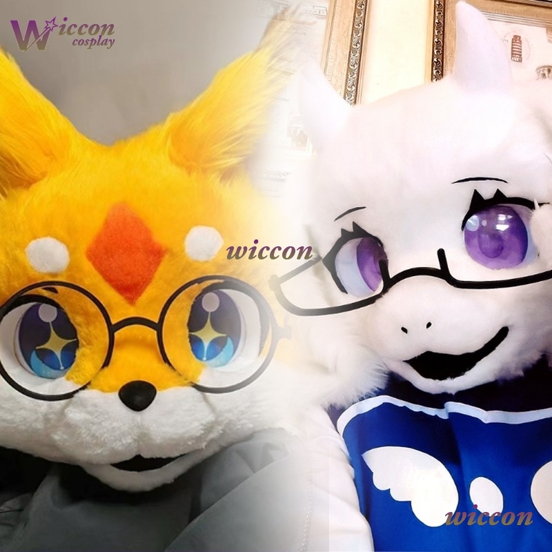 Anime Cosplay With Mask - OHaYo 25 cm Brille Fursuit Zubehör