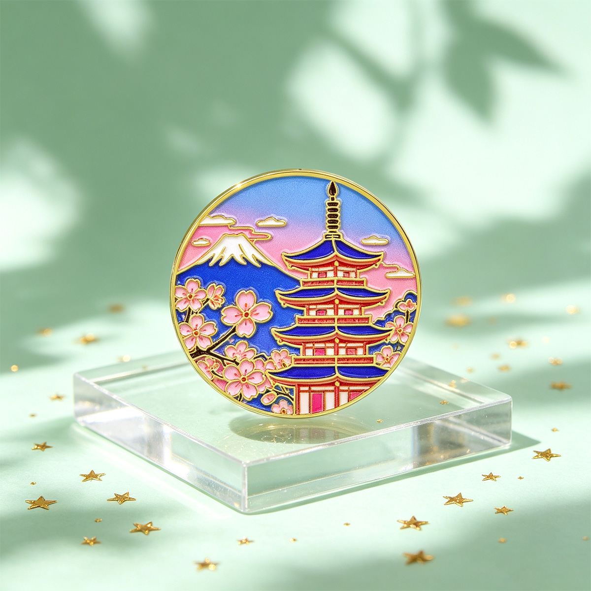 Japanische Kirschblüten-Emaill – Anime Cosplay Easy Bewertung und Preis