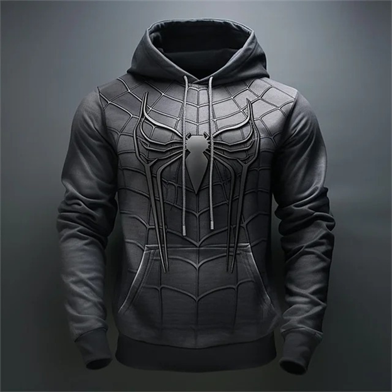 Spinne Muster Herrenmode Hoodi – Fullmetal Alchemist Coat Bewertung und Preis