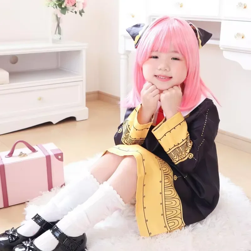 Anime Anya Forger Cosplay Kost – Anime Cosplay Anya Bewertung und Preis