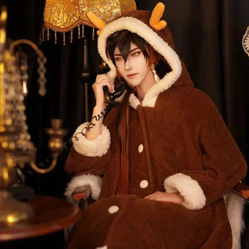 Genshin Impact Cosplay Pyjama  – Anime Cosplay Thick Bewertung und Preis