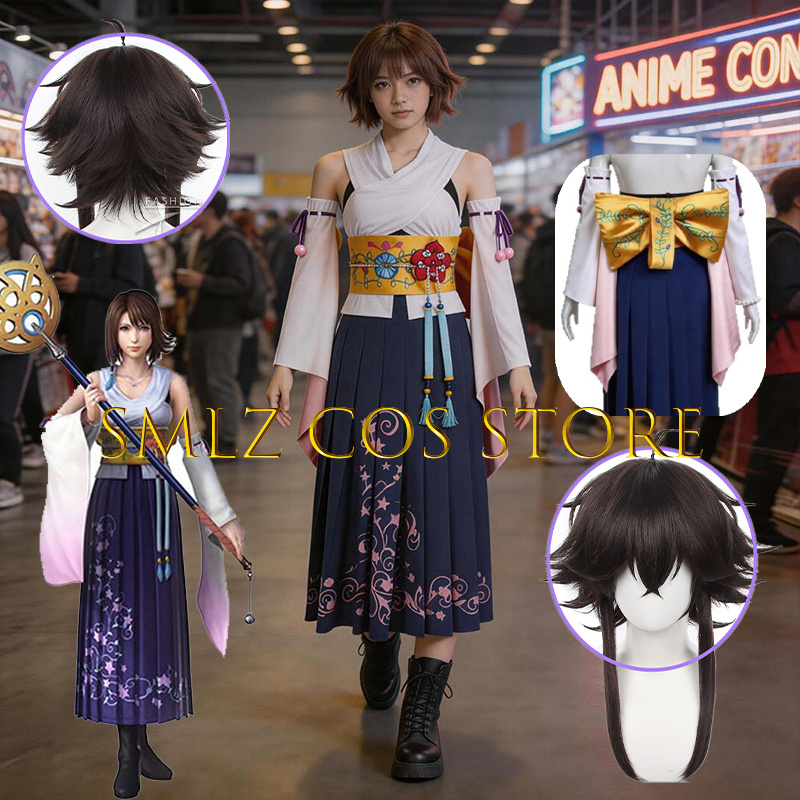Smlz FFX Yuna Cosplay Anime FF – Anime Cosplay Female Characters Bewertung und Preis