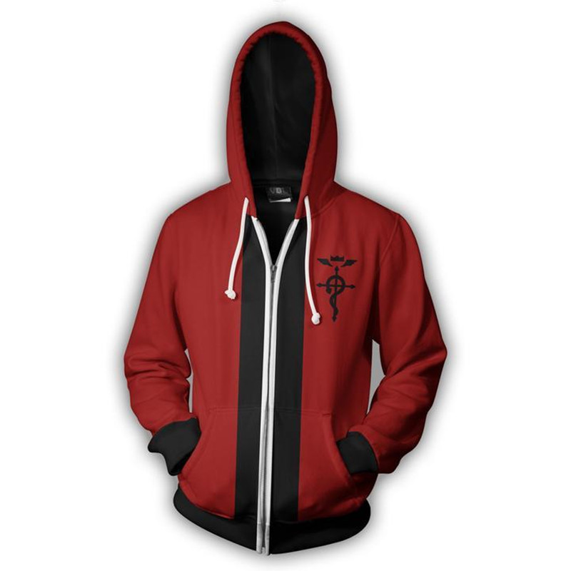 Anime Cosplay Sweatshirts Trai – Fullmetal Alchemist Coat Bewertung und Preis