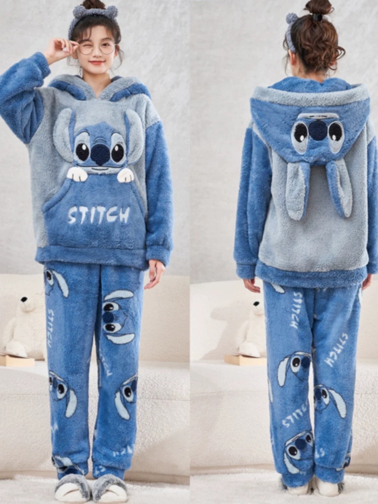 Anime Stich Winter Pyjamas Car – Anime Cosplay Thick Bewertung und Preis