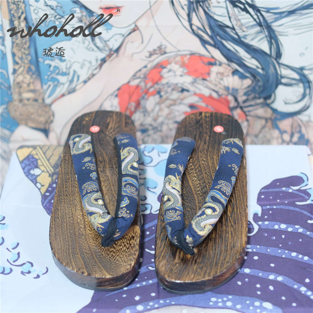 Mann Holz Clogs Hausschuhe Dam – Anime Cosplay Thick Bewertung und Preis