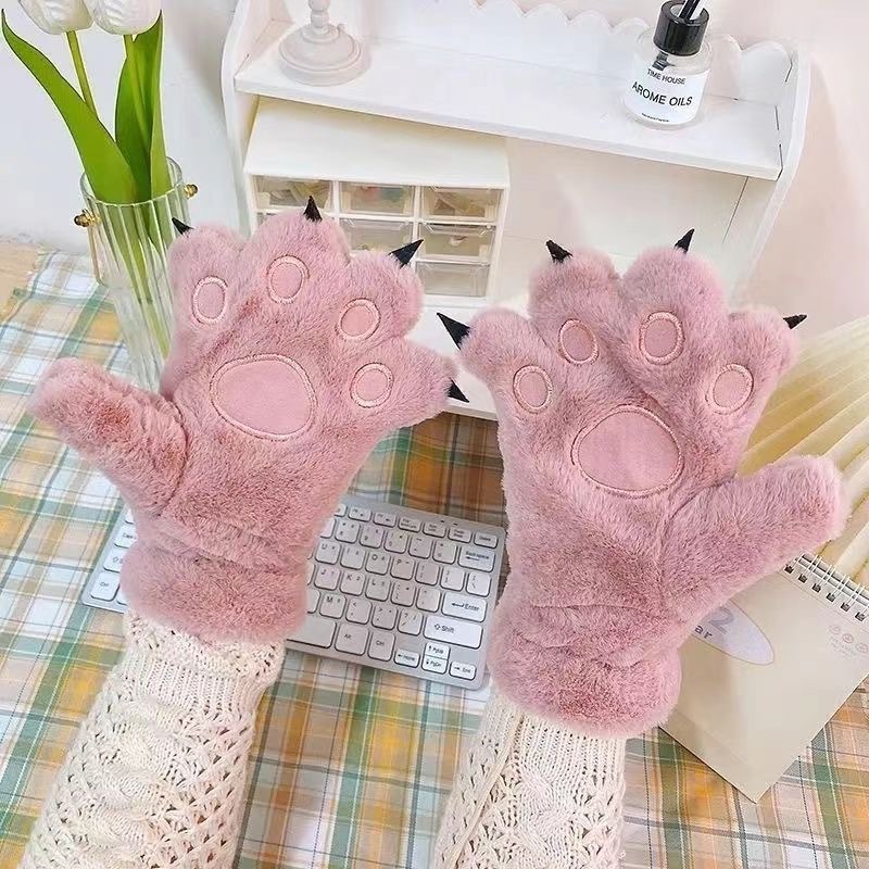 Dicke Samthandschuhe mit Katze – Anime Cosplay Thick Bewertung und Preis